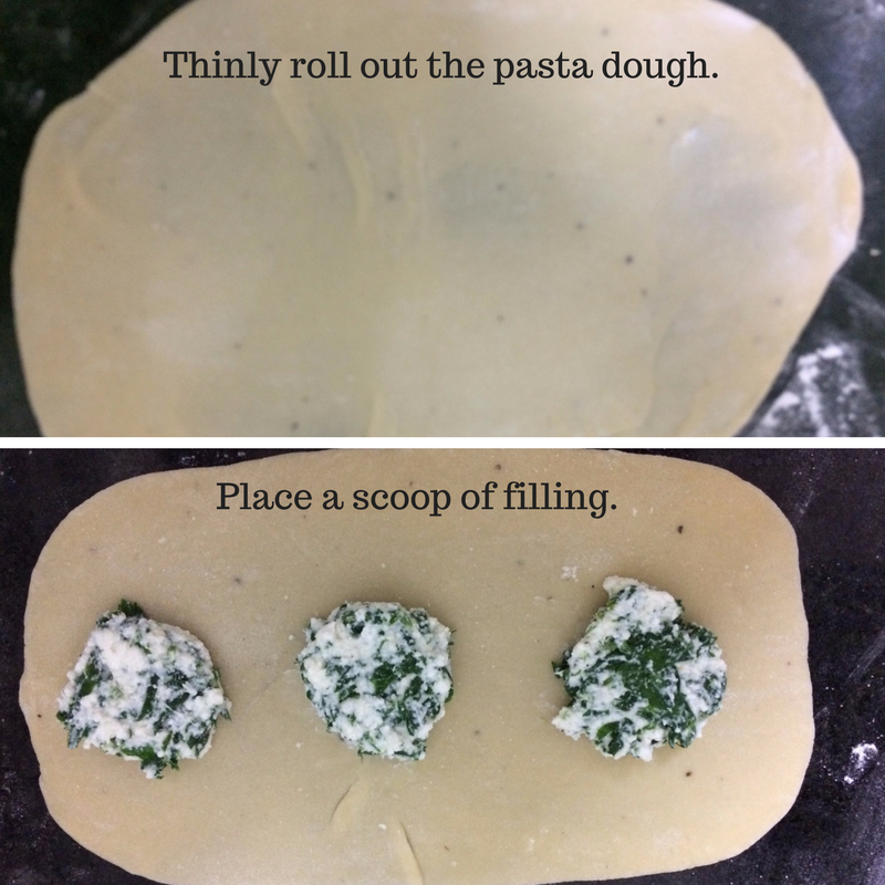 home made Pasta dough roll out